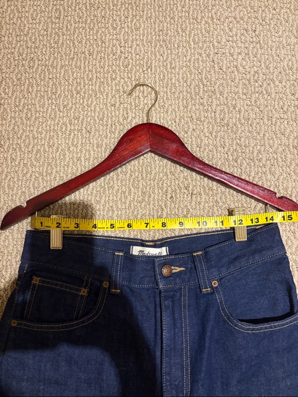 NWT Madewell Balloon Jean dark wash - Picture 7 of 9